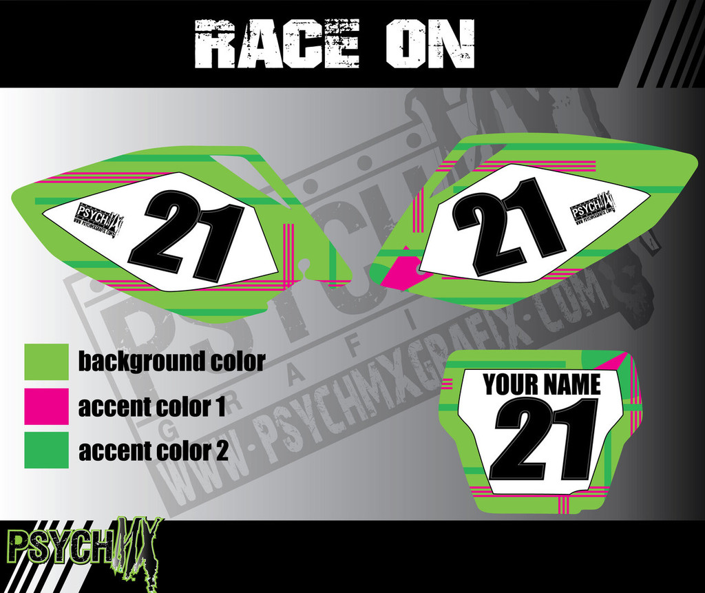 Dirt Bike Number Graphics | Race On Design