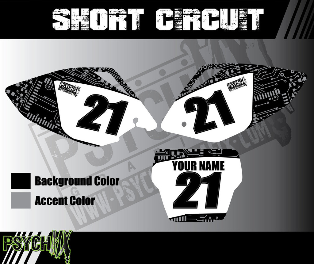 Dirt Bike Number Graphics | Short Circuit Design