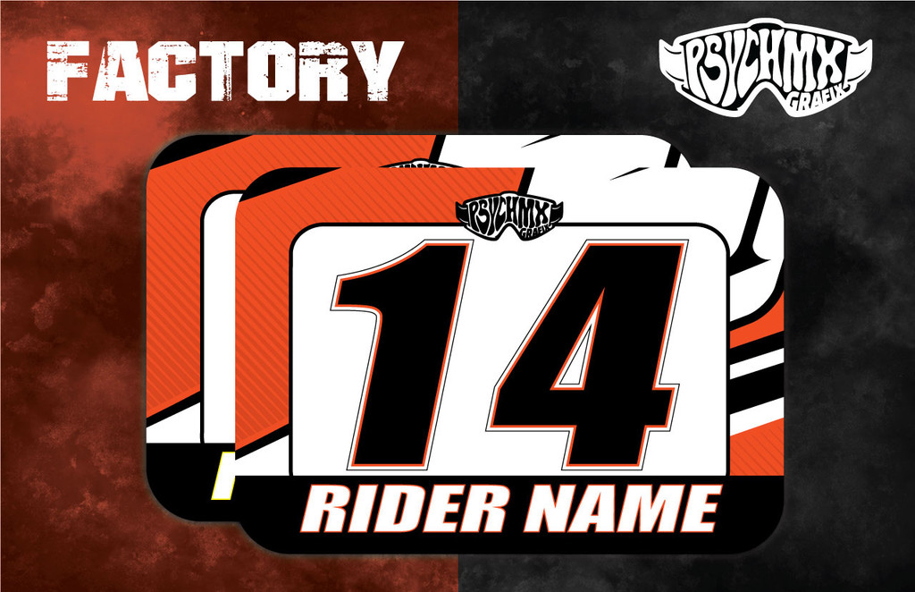 *ATV Number Graphics | 2pc | Factory