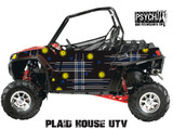 Plaid House Design for Side by Side UTV Graphics, UTV Graphics