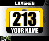 ATV Number Graphics | Layered Design