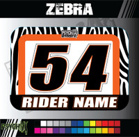 ATV Number Graphics | Zebra Design