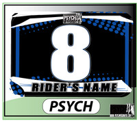 ATV Quad Number Graphics - PsychMxGrafix - Customized Number Plate Graphics / Decals / Stickers - wwww.psychmxgrafix.com