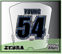 Rider Id Graphics Kit / www.psychmxgrafix.com / Zebra Design