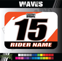 ATV Number Graphics | Waves Design