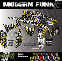 ATV Full Graphics Kit | Modern Funk