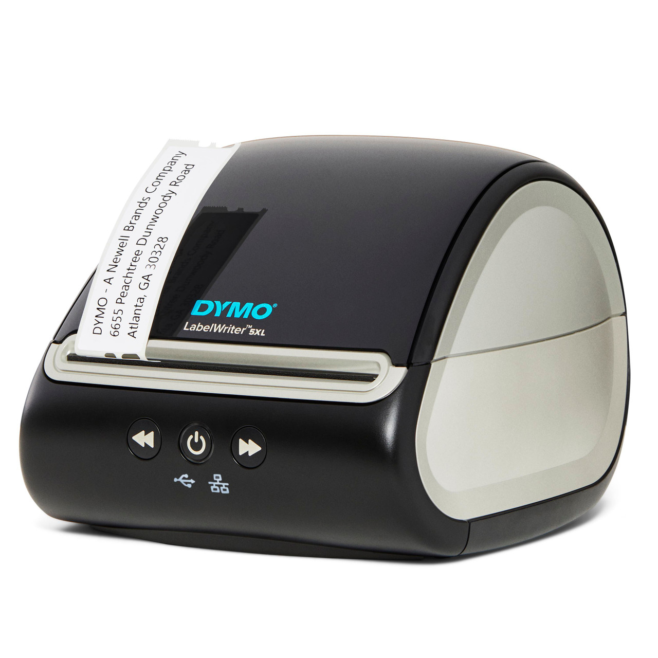 DYMO LabelWriter 5XL Direct Thermal Label Printer with USB and Ethernet Connectivity, Black Monochrome, 62 Labels Per Minute, 300 dpi, x - 1