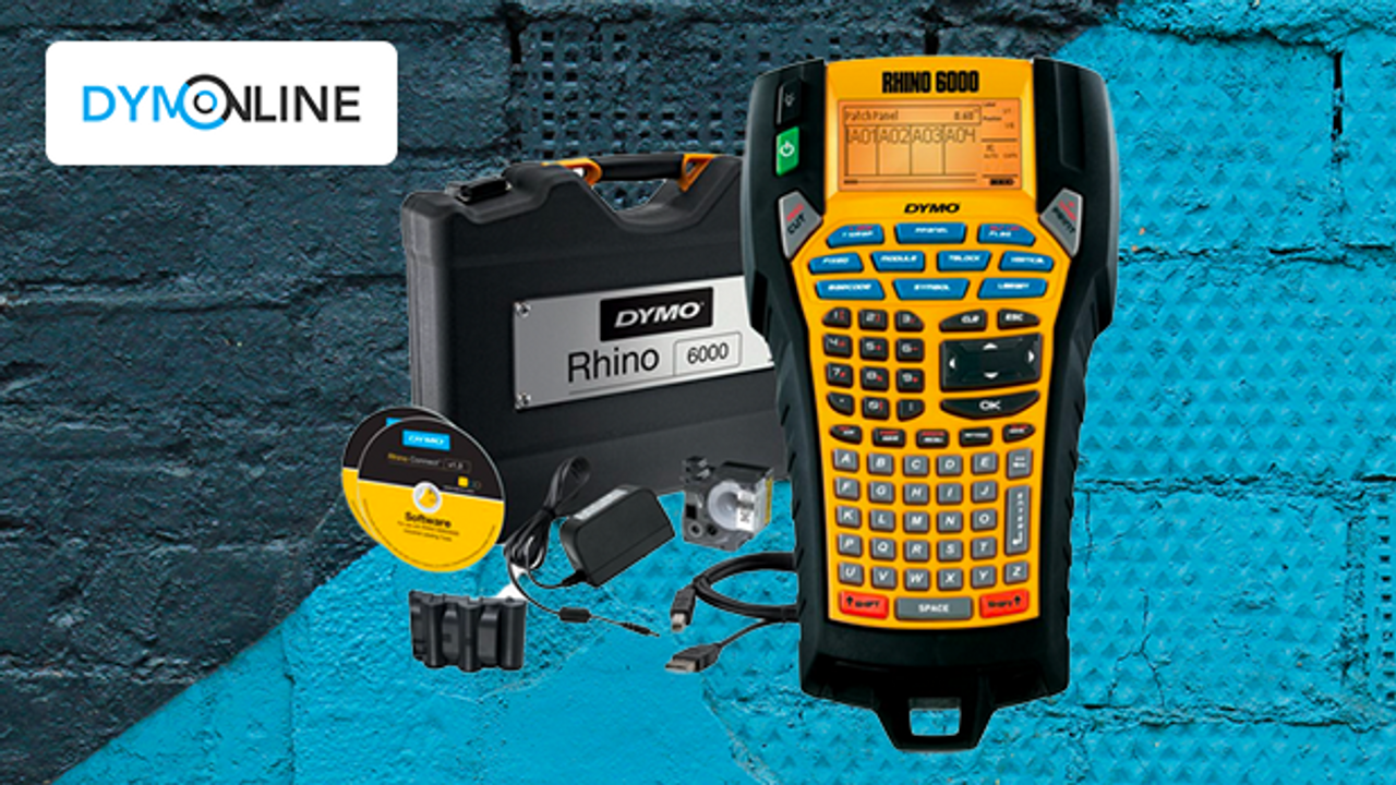 Dymo Rhino 6000 Hard Case Kit: Fast Labelling for Any Job Site Dymo Rhino 6000 Hard Case Kit: Fast Labelling for Any Job Site