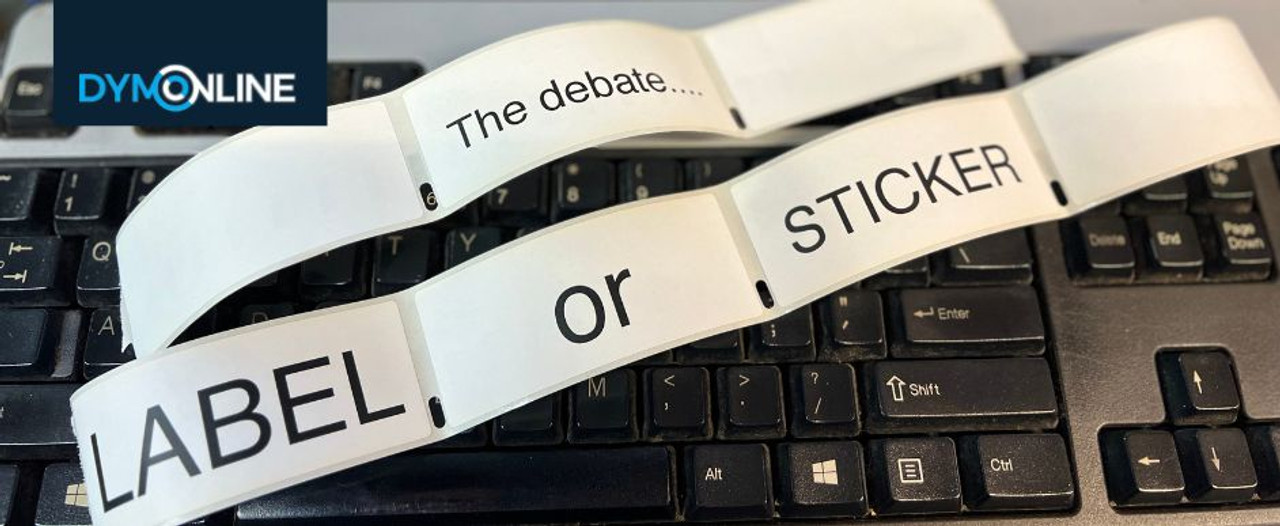 The Great Dymo Debate: Sticker or Label? The Great Dymo Debate: Sticker or Label?