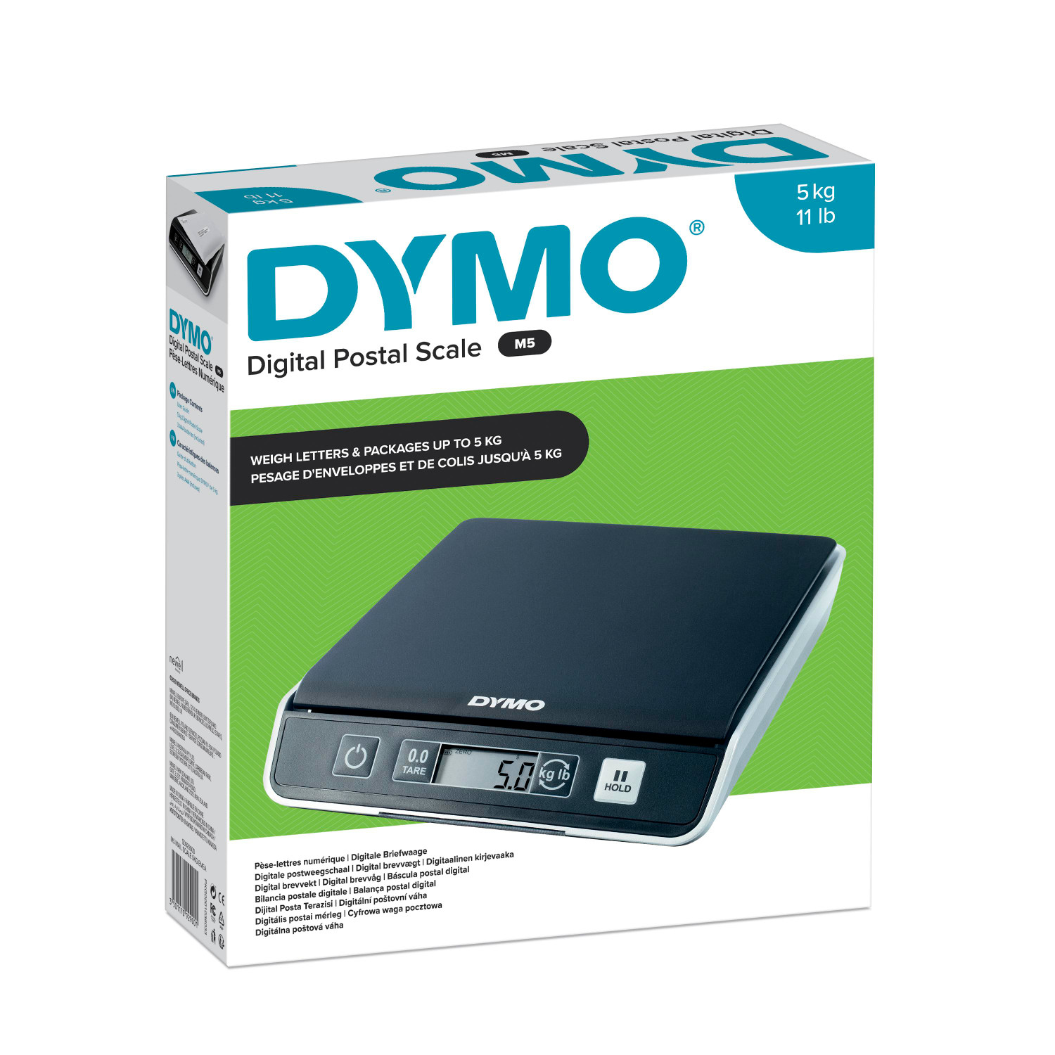 DYMO M5 Digital Postal Scale – 5 Pound Capacity, Perfect For Weighing Letters & Small Packages At Home