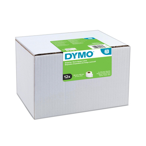 Bulk Dymo #99014 / S0722420 Labelwriter Standard Shipping Labels 54X101mm (Carton Of 12 Rolls) | DymoOnline