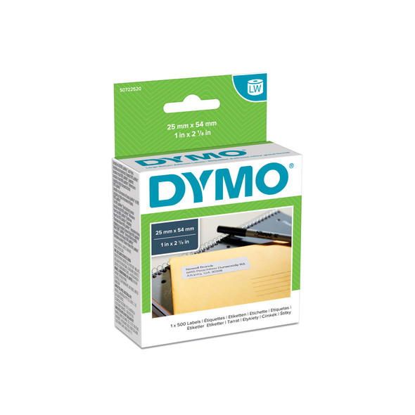 Labelwriter Dymo #11352 / S0722520 Return Address Labels 25X54mm | DymoOnline