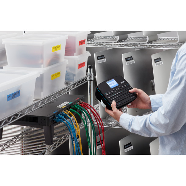 Dymo 640CB labeller in use IT department.