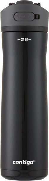 Contigo Ashland Chill 2.0 Stainless Steel Water Bottle in Licorice Black