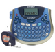 DYMO LT100T Tabletop Label Maker in Blue with full QWERTY keyboard and LCD display