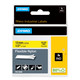 Dymo Rhino Industrial Flexible Nylon Tape 12mm Black on Yellow 18490