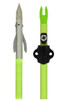 Muzzy Bowfishing Chartreuse Fish Arrows - 050301103405