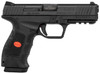 Sar USA SAR9 Black Double 9mm Luger 4.40" 17+1 Black Interchangeable Backstrap Grip Black - 858763007121
