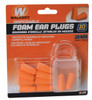 Walkers GWPFP5PK Foam Ear Plugs  30 dB Orange 5 Pair (10 Count) - 888151003091