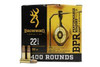 Browning BPR .22LR Ammo 36GR 1280FPS 400 Rounds - 020892104303