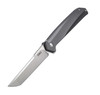 CRKT Helical 3.5" Plain Edge Satin Tanto With Black Handle - 794023950021