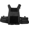 Grey Ghost Gear SMC Plate Carrier Laminate 10"x12" Plate Compatible MOLLE/PALS Webbing Black - 810001171995