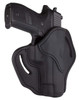 1791 Gunleather BH23SBLR BH2.3 OWB 2.3 Stealth Black Leather Belt Loop Fits Glock 17/Sig P226/HK VP9 - 816161021057