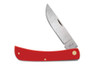Case American Workman Red Synthetic Sod Buster Pocket Knife 4.6" Closed - 021205739335
