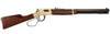 Henry Repeating Arms Big Boy 45 Colt (LC) Caliber with 10+1 Capacity, 20" Blued Barrel, Polished Brass Metal Finish, American Walnut Stock & Large Loop RH (Full Size) H006CL - 619835060242