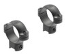 Leupold Ringmounts Rimfire Scope Ring Set .22 Rimfire Dovetail Medium 1" Tube Matte Black Steel - 030317023898