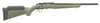 Ruger 8335 American Rimfire Target 22 WMR  9+1 18" Threaded Barrel, Satin Blued Steel Receiver, Exclusive OD Green Synthetic Stock, Accepts BX-15 Magnum Magazine, Optics Ready - 736676083350