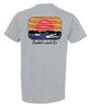 Banded Sunrise Stamp Ss Tee -