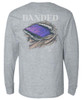 Banded Abstract Duck Wings LS Tee -