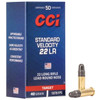 CCI Standard Velocity .22 Lr 40-grain 50-rounds Brass Casings Lrn Projectiles - 076683000354