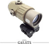 EOTech G45.STS 5X Micro Magnifier | Shift To Side Mount Tan - 672294300472