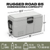 Rugged Road 85 Cooler-Polar White - 860008866530