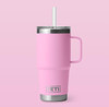 Yeti Rambler 25 Oz Straw Mug | Power Pink - 888830291528