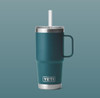 Yeti Rambler 25 Oz Straw Mug | Agave Teal - 888830323717