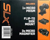 Primary Arms SLx 1x Microprism W/ 3x Maginifier | Black - Red Dot | SIMMONS SPORTING GOODS EXCLUSIVE | 710076 - 818500019626