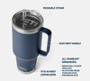 Yeti Rambler 42 Oz Straw Mug | White - 888830327791