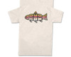 Old Row SS Trout Text T Shirt - 840368350542