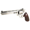 Colt Anaconda 44 Magnum 8" Barrel | Polished Stainless Steel & Woodgrain Hogue Grips - 098289005403