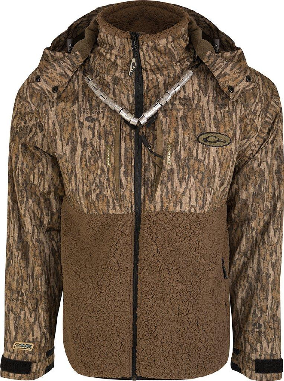 Drake waterfowl full zip clearance jacket