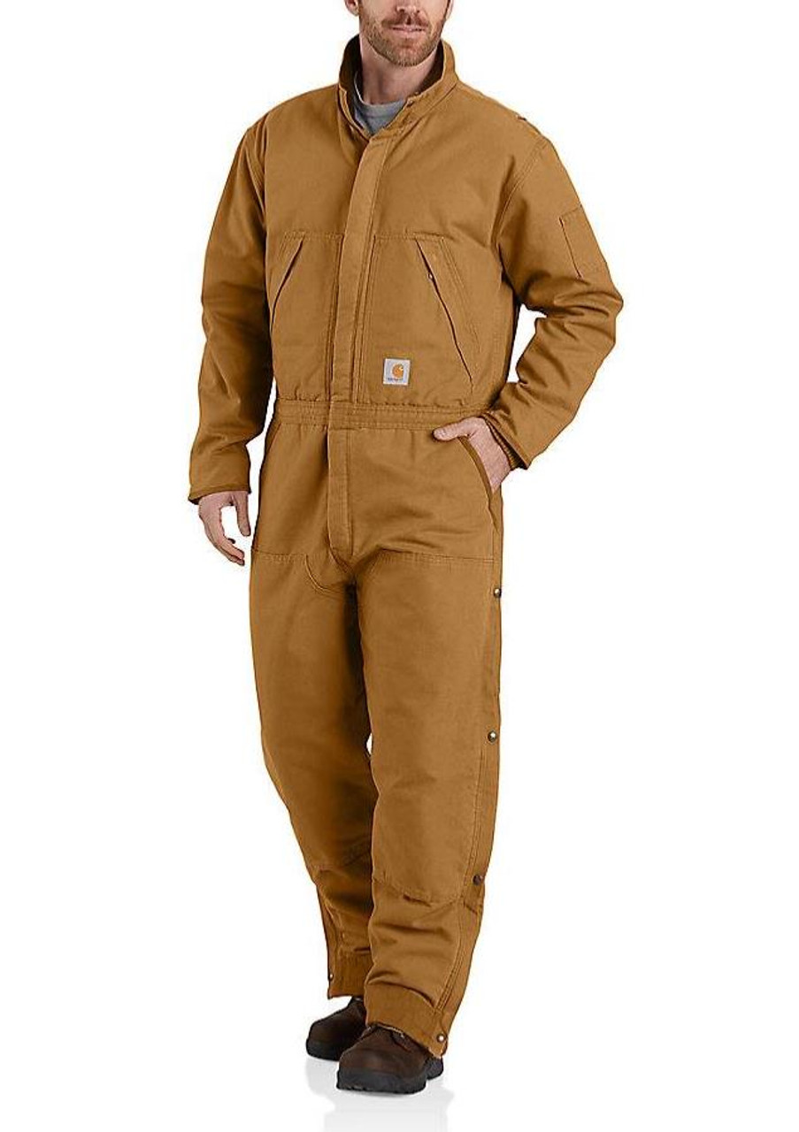 Carhart Loose Fit Washed Duck Insulated Coverall - 4 Extreme Warmth Rating