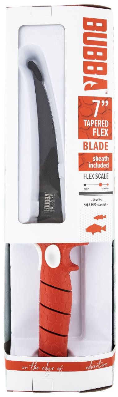 Bubba Blade Tapered Flex 7 Fixed Fillet Plain - Simmons Sporting