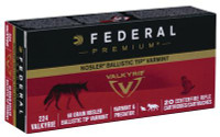 Federal Premium Varmint .224 Valkyrie 60 Grain Nosler Ballistic Tip 20 Rounds Per Box - P224VLKBT1 - 604544630282