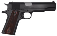 Colt 1911 Government Series 70 45 ACP 5" 7+1 | Blued Steel Double Diamond Checkered Rosewood Grip - 098289112187