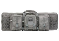 Bulldog 43" 2 Gun Tactical Case | 3 Large Accessory Pockets | Grey - 672352012613