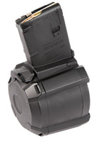 Magpul MAG576-BLK PMAG D-60 223 Rem,5.56 NATO AR-15,M4,M16 60 Black Drum - 840815100560