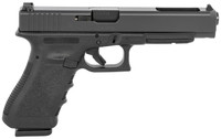 Glock  G34  9mm Luger 5.31" 17+1 Black Black Steel Slide Black Polymer Grip Adj Sights - 764503048746